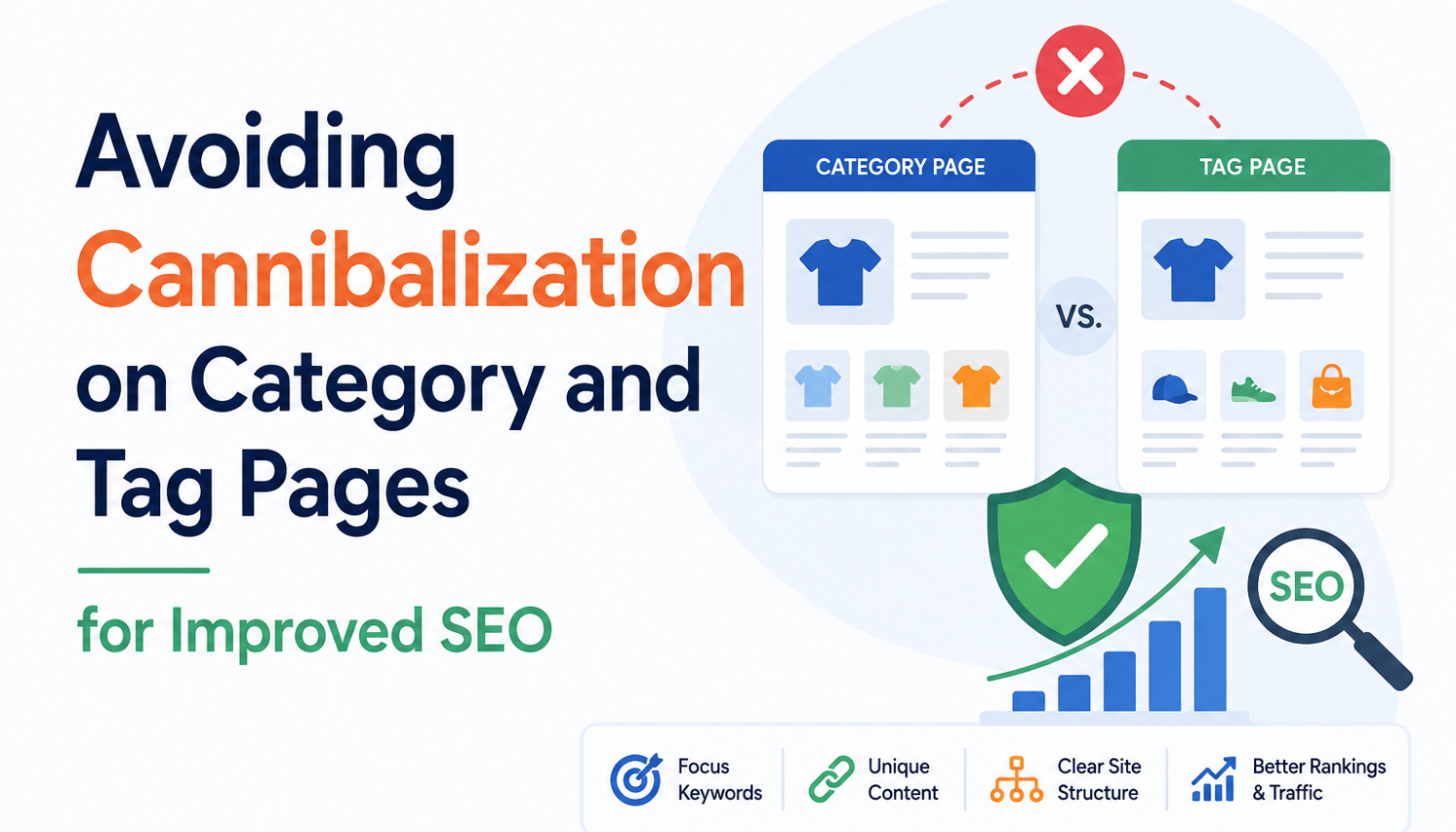 Avoiding Cannibalization on Category and Tag Pages for Improved SEO