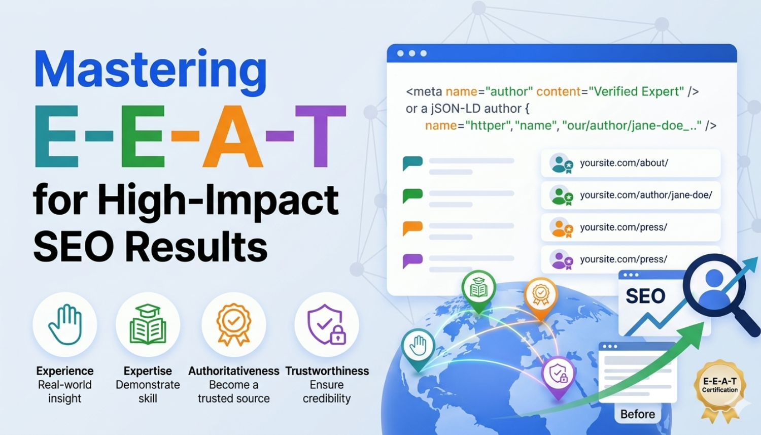 Mastering E-E-A-T for High-Impact SEO Results