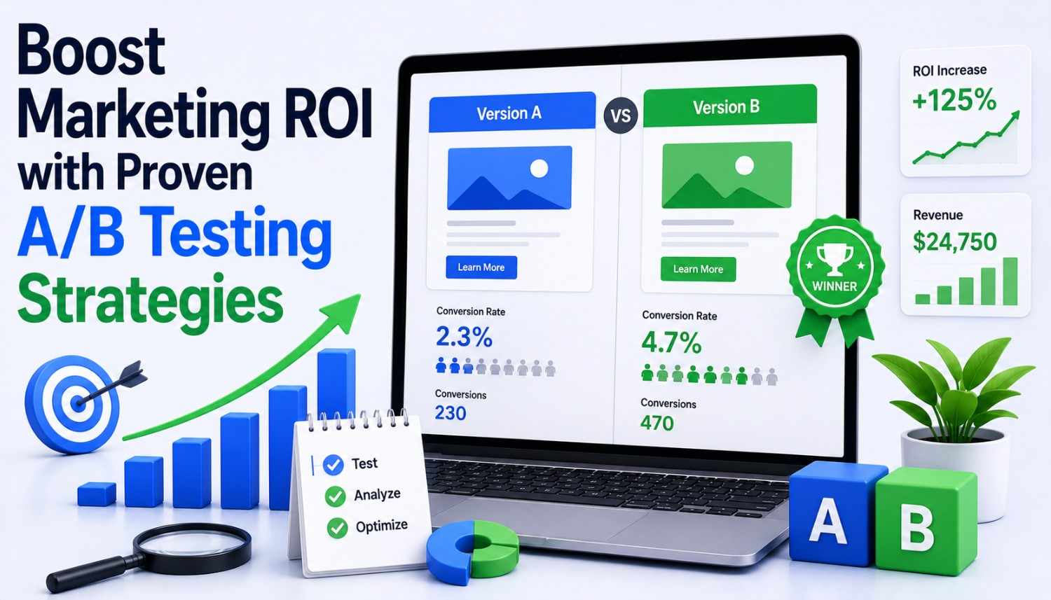 Boost Marketing ROI with Proven A/B Testing Strategies
