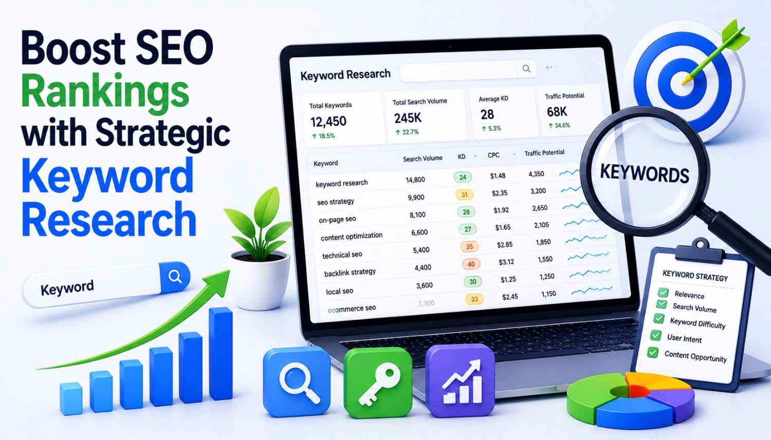 Boost SEO Rankings with Strategic Keyword Research