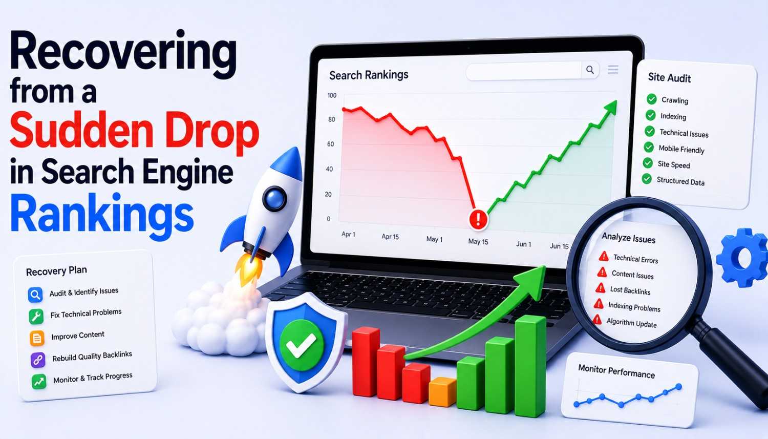 Recovering from a Sudden Drop in Search Engine Rankings
